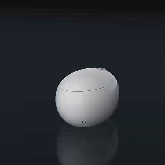 modern one piece ceramic electric   egg shaped smart toliet 0041
